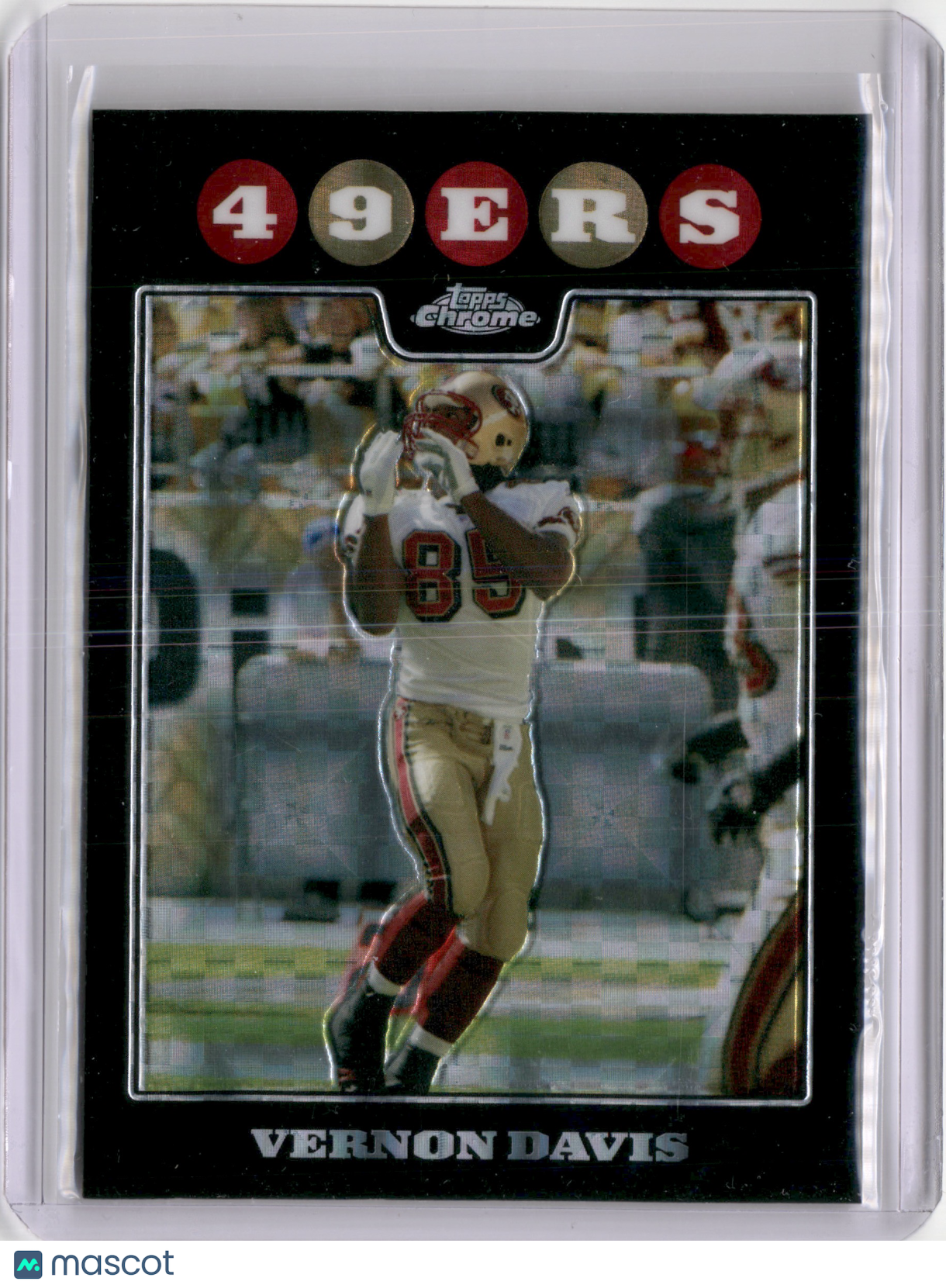 2008 Topps Chrome Vernon Davis X-Fractor