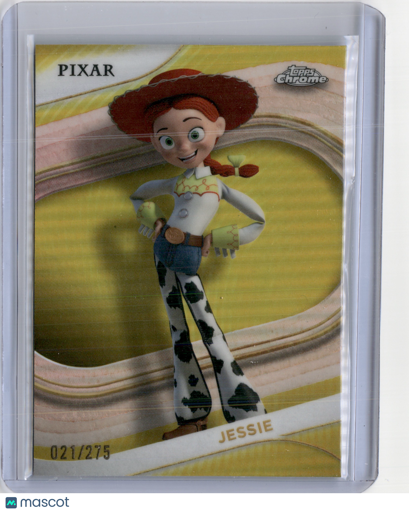 2025 CHROME DISNEY JESSIE YELLOW REFRACTOR /275