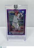 2025 BOWMAN MEGA BOX EDUARDO TAIT 1ST CHROME PROSPECT PURPLE MOJO REFRACTOR /250