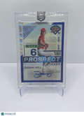 2024 PANINI PROSPECT EDITION DASAN HILL BLUE WAVE AUTO /75 RC ROOKIE