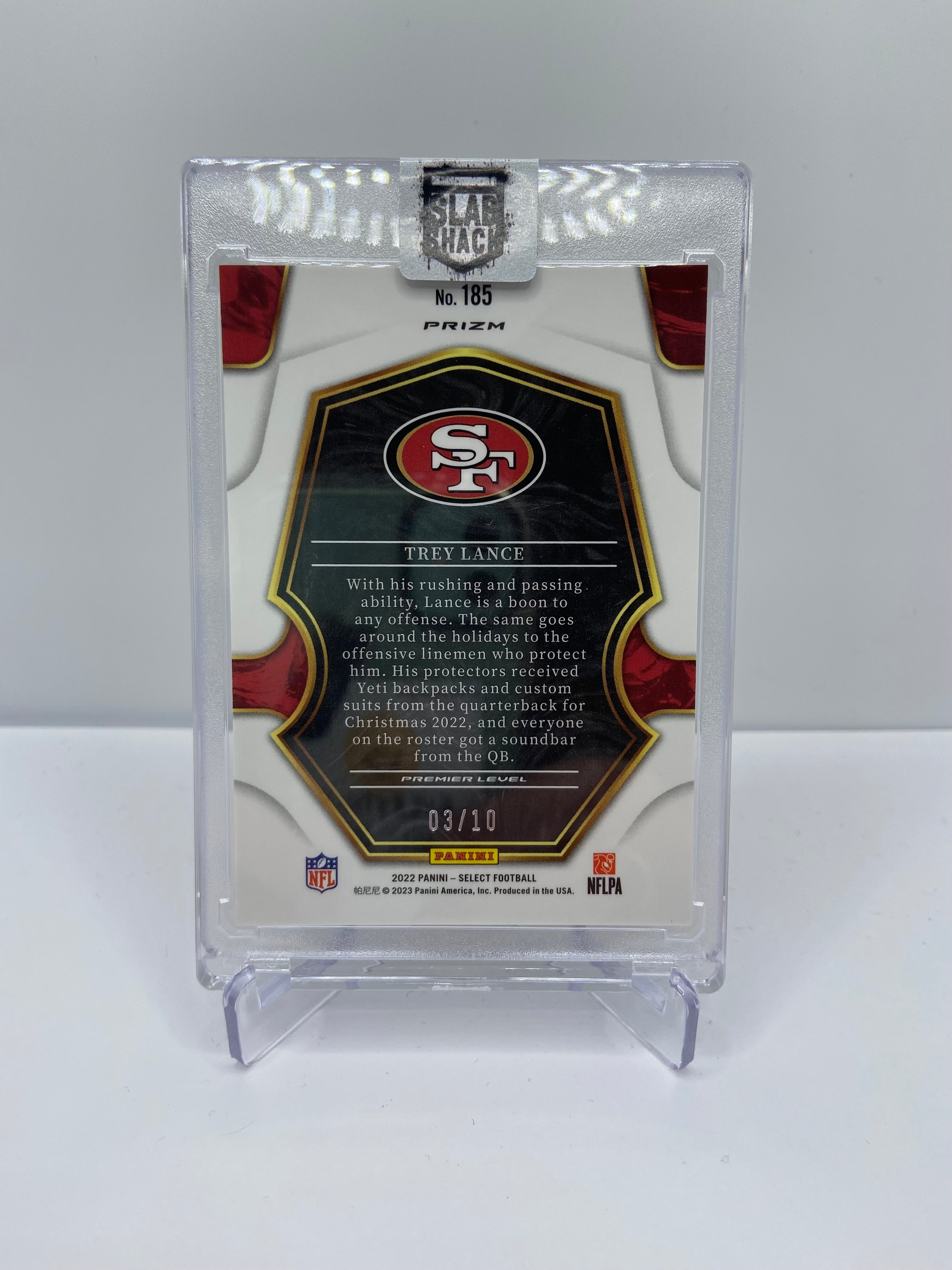 2022 SELECT TREY LANCE GOLD /10 CONCOURSE