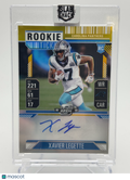 2024 PANINI CONTENDERS OPTIC XAVIER LEGETTE GOLD PRIZM /10 ROOKIE TICKET AUTO RC