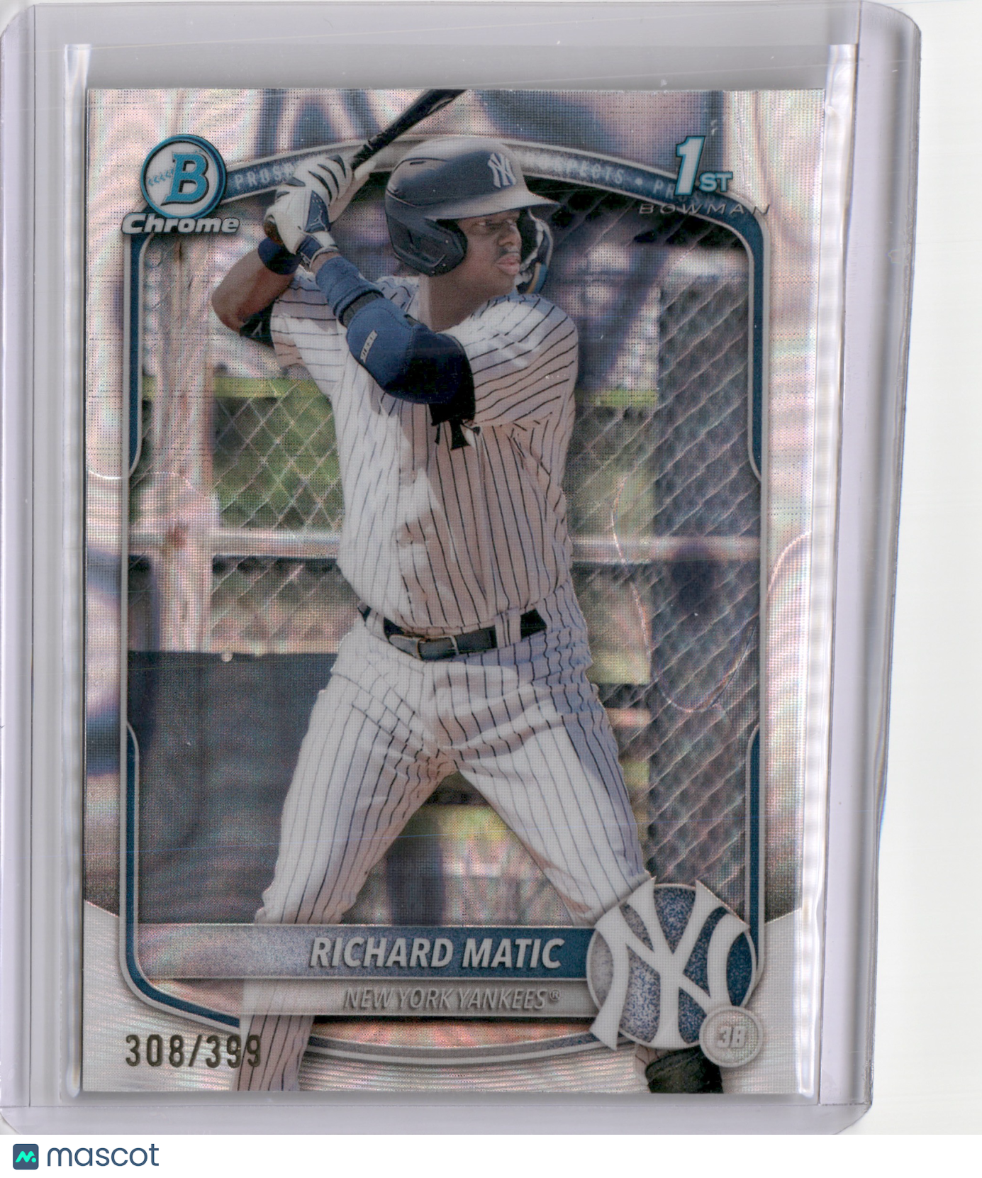2025 BOWMAN CHROME RICHARD MATIC 1ST BOWMAN LAVA REFRACTOR /399