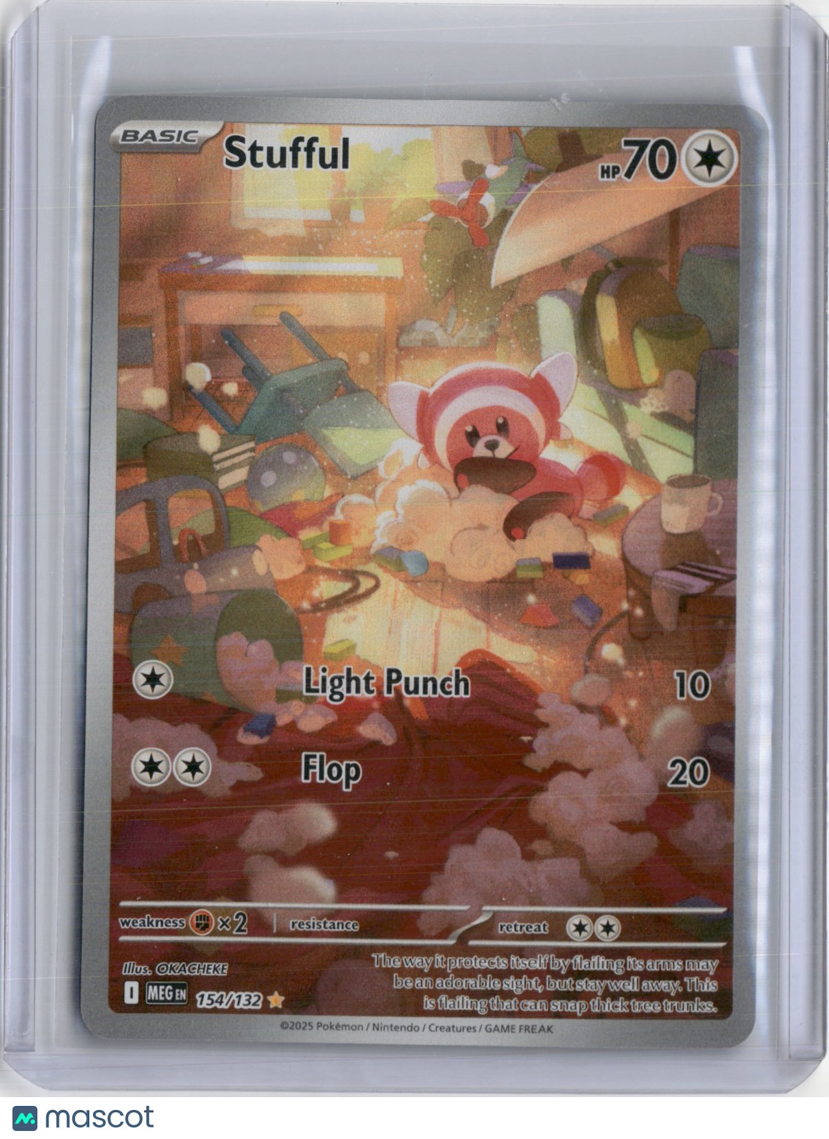 2025 MEGA EVOLUTION STUFFUL ILLUSTRATION RARE #154 EN MEG