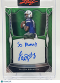 2025 LEAF FAIZON BRANDON METAL AUTOGRAPHS GREEN /35