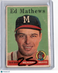 1958 TOPPS ED MATHEWS #440