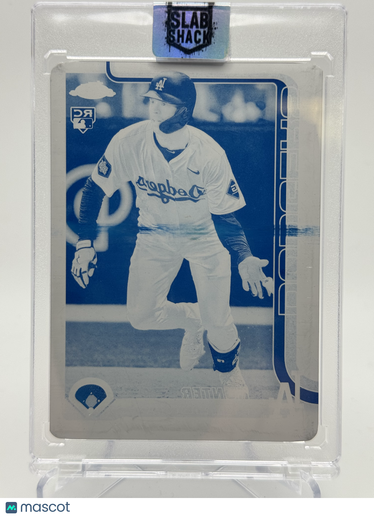 2025 TOPPS CHROME HUNTER FEDUCCIA PRINTING PLATE 1/1 CYAN RC