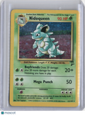 2000 BASE SET 2 NIDOQUEEN HOLO RARE #12/130
