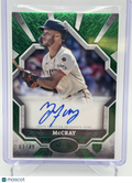 2025 TOPPS TIER ONE GRANT MCCRAY BREAK OUT AUTO RC GREEN /49