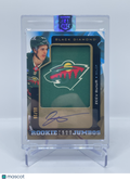 2025 UPPER DECK BLACK DIAMOND ZEEV BUIUM TEAM LOGO JUMBOS AUTO GOLD /99 RC