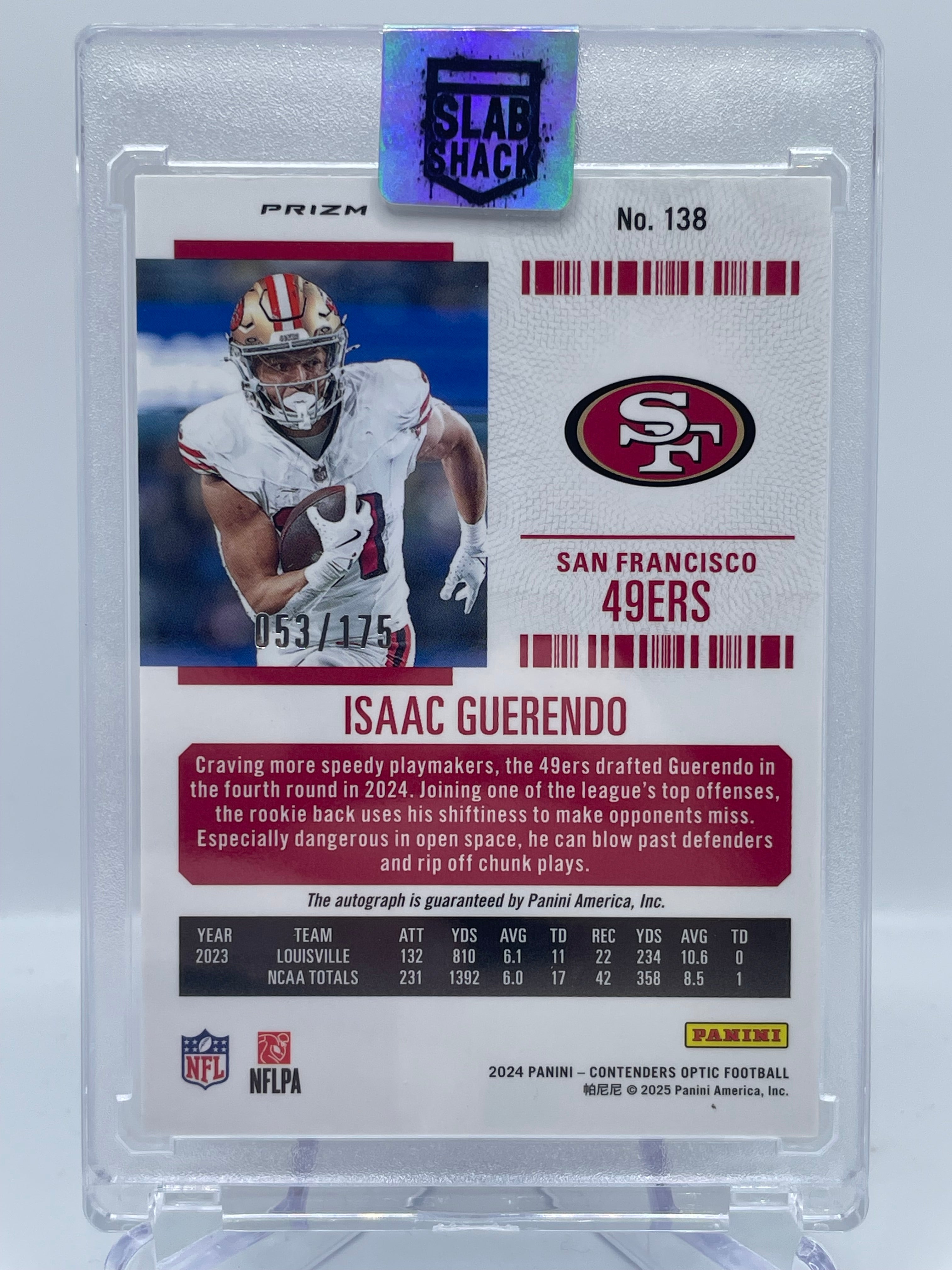 2024 CONTENDERS OPTIC ISAAC GUERENDO RED ROOKIE TICKET AUTO RC /175