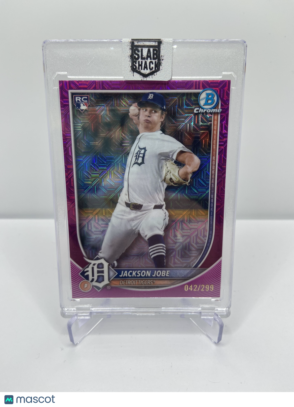2025 BOWMAN CHROME JACKSON JOBE MEGA BOX FUSCIA /299