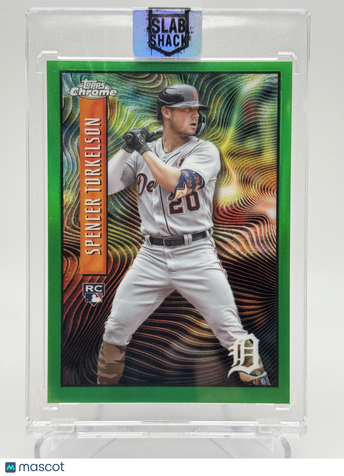2022 TOPPS CHROME SPENCER TORKELSON EXPOSE GREEN /99 RC SP