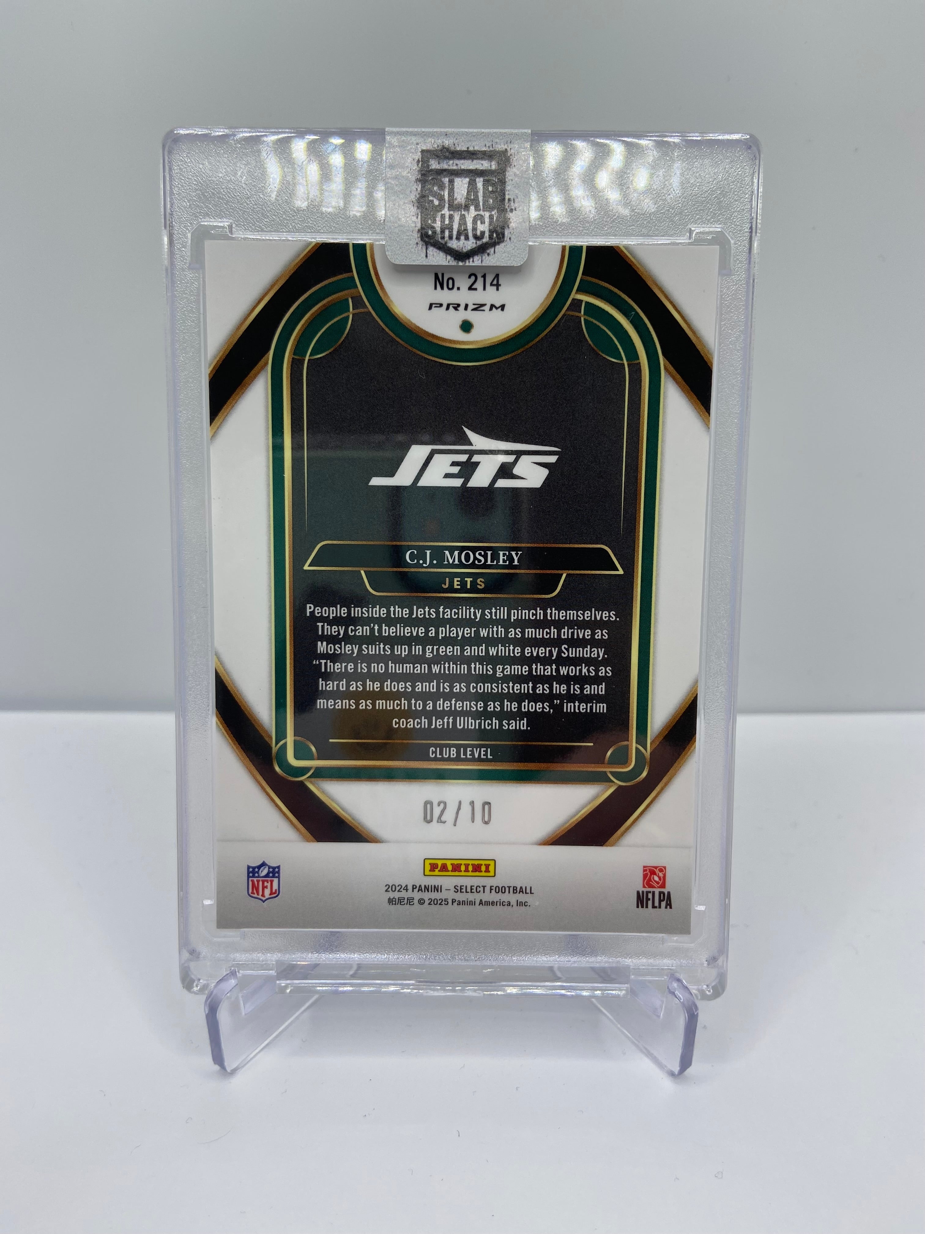2024 SELECT CJ MOSLEY GOLD /10 CLUB LEVEL