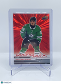 2025 UPPER DECK JUSTIN HRYCKOWIAN YOUNG GUNS RED OUTBURST /25 RC ROOKIE