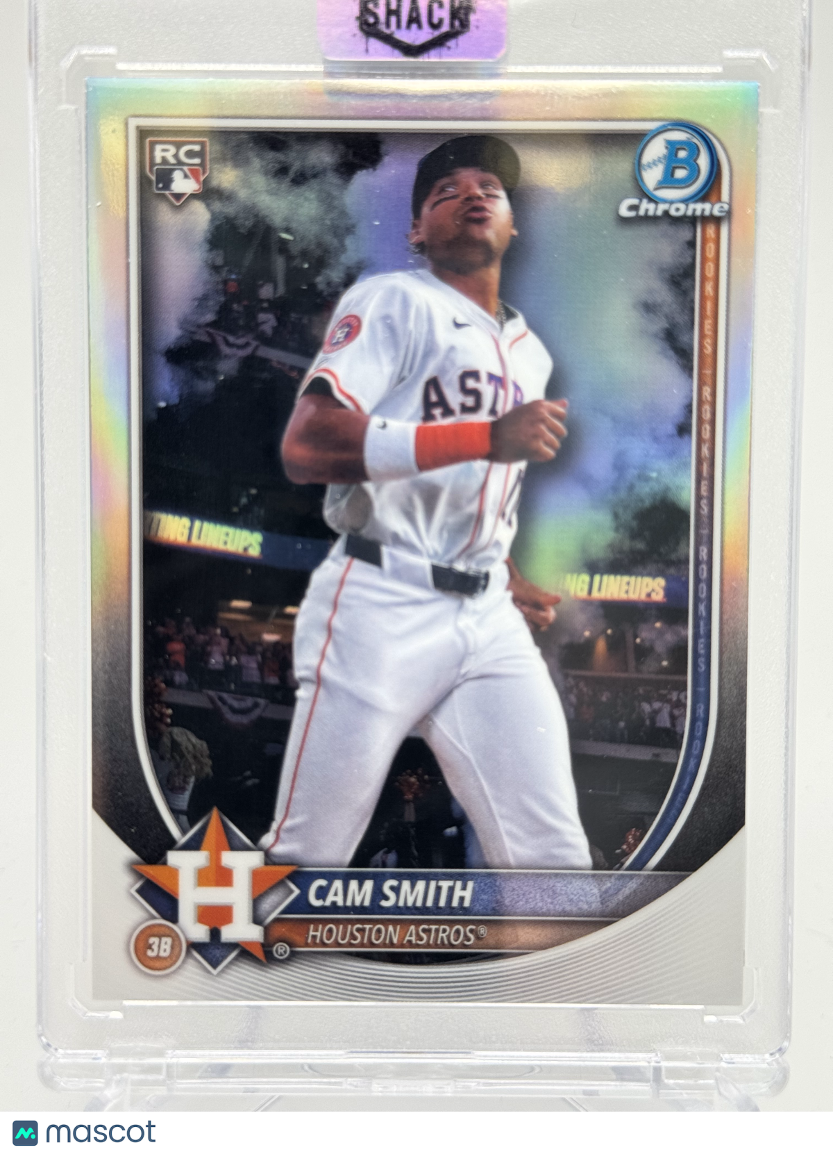 2025 BOWMAN CHROME CAM SMITH IMAGE VARIATION REFRACTOR SP RC ROOKIE