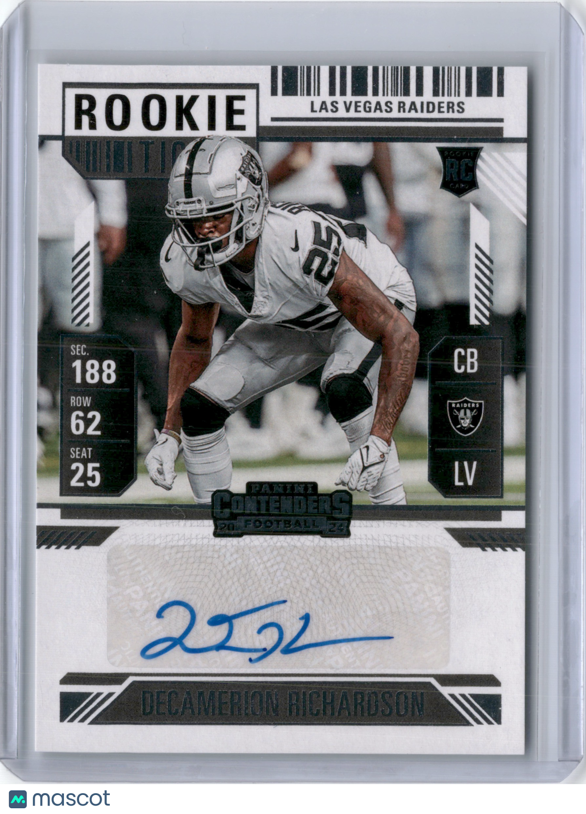 2024 DECAMERION RICHARDSON CONTENDERS ROOKIE TICKET AUTO RC