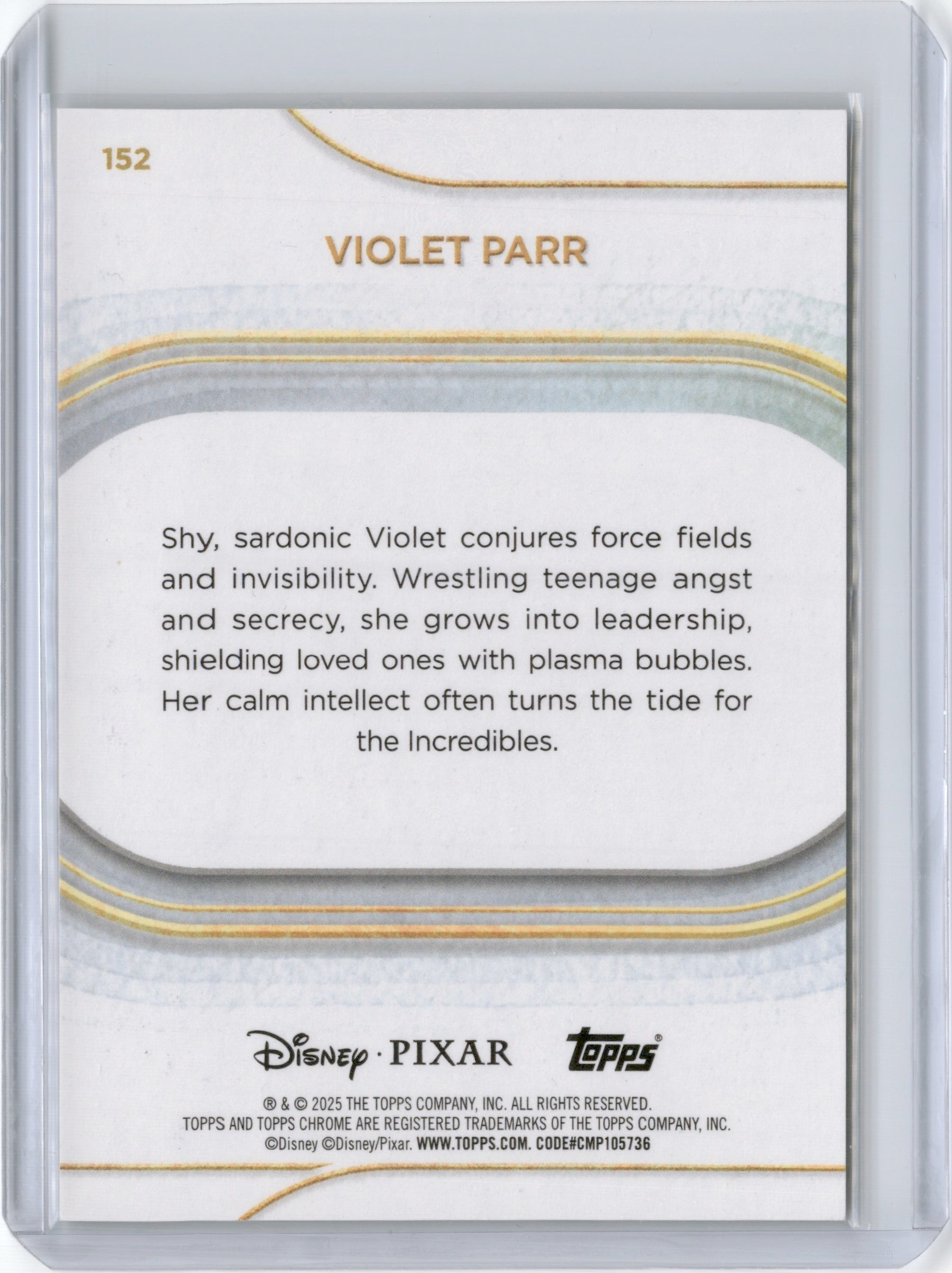 2025 TOPPS CHROME VIOLET PARR WHITE REFRACTOR /30