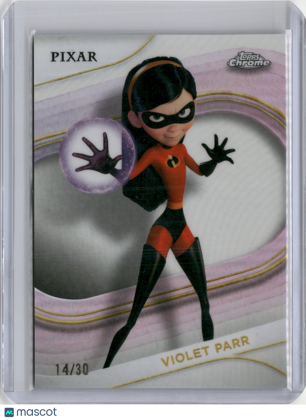 2025 TOPPS CHROME VIOLET PARR WHITE REFRACTOR /30