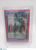 2021 OPTIC ANDRE CISCO PINK VELOCITY AUTO /30 ROOKIE RC