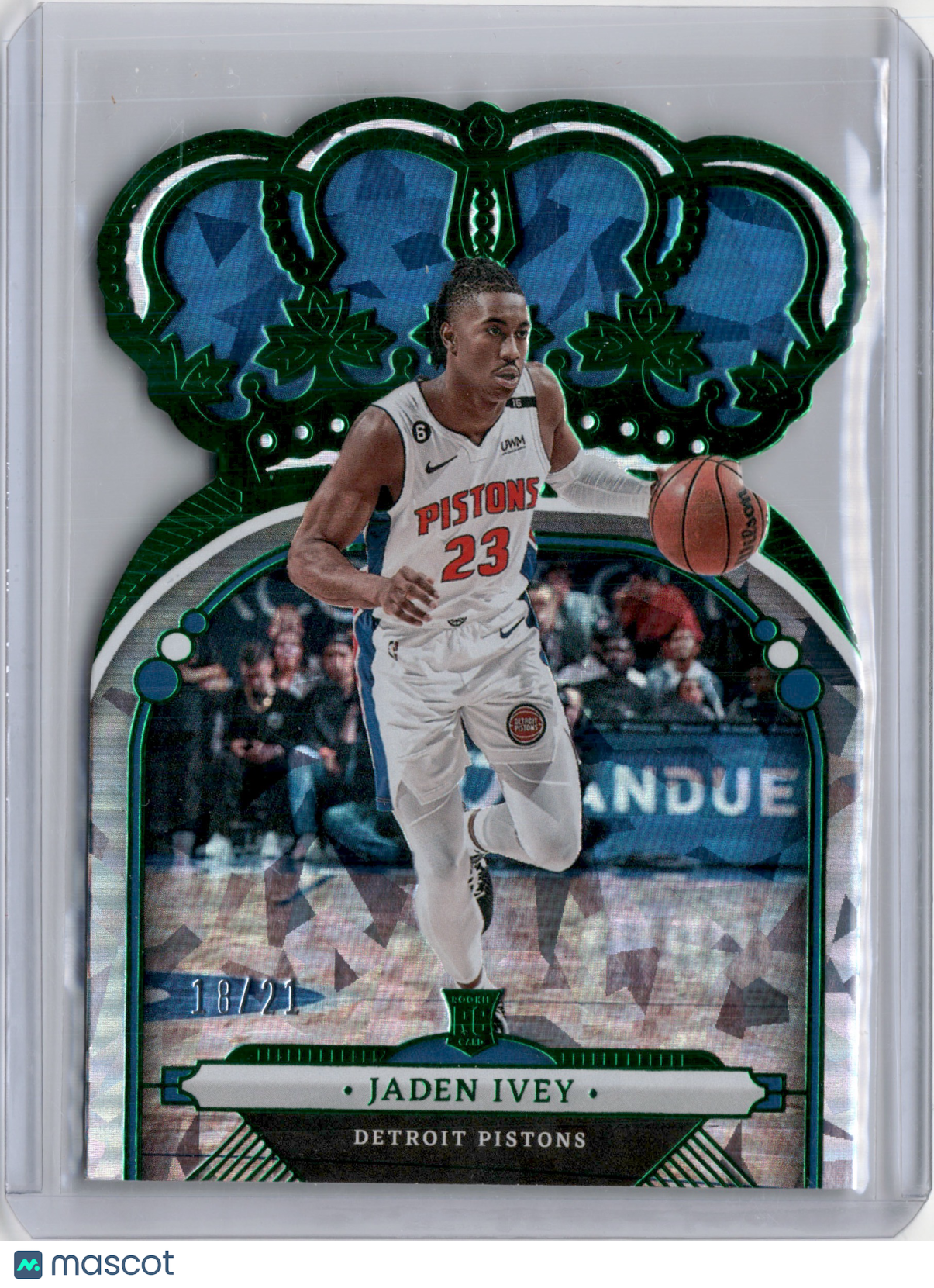 2022 JADEN IVY CROWN ROYALE GREEN CRYSTAL /21