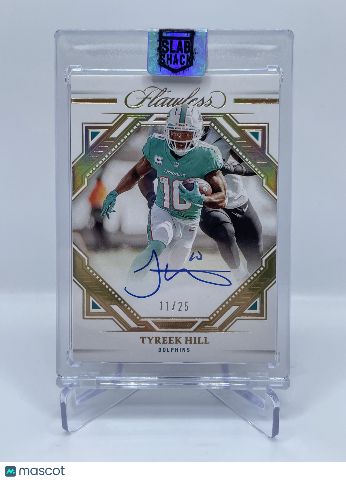 2022 FLAWLESS TYREEK HILL FRAME SIGNATURE AUTO /25