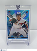 2022 TOPPS FINEST GAVIN SHEETS SKY BLUE REFRACTOR /300 RC WHITE SOX