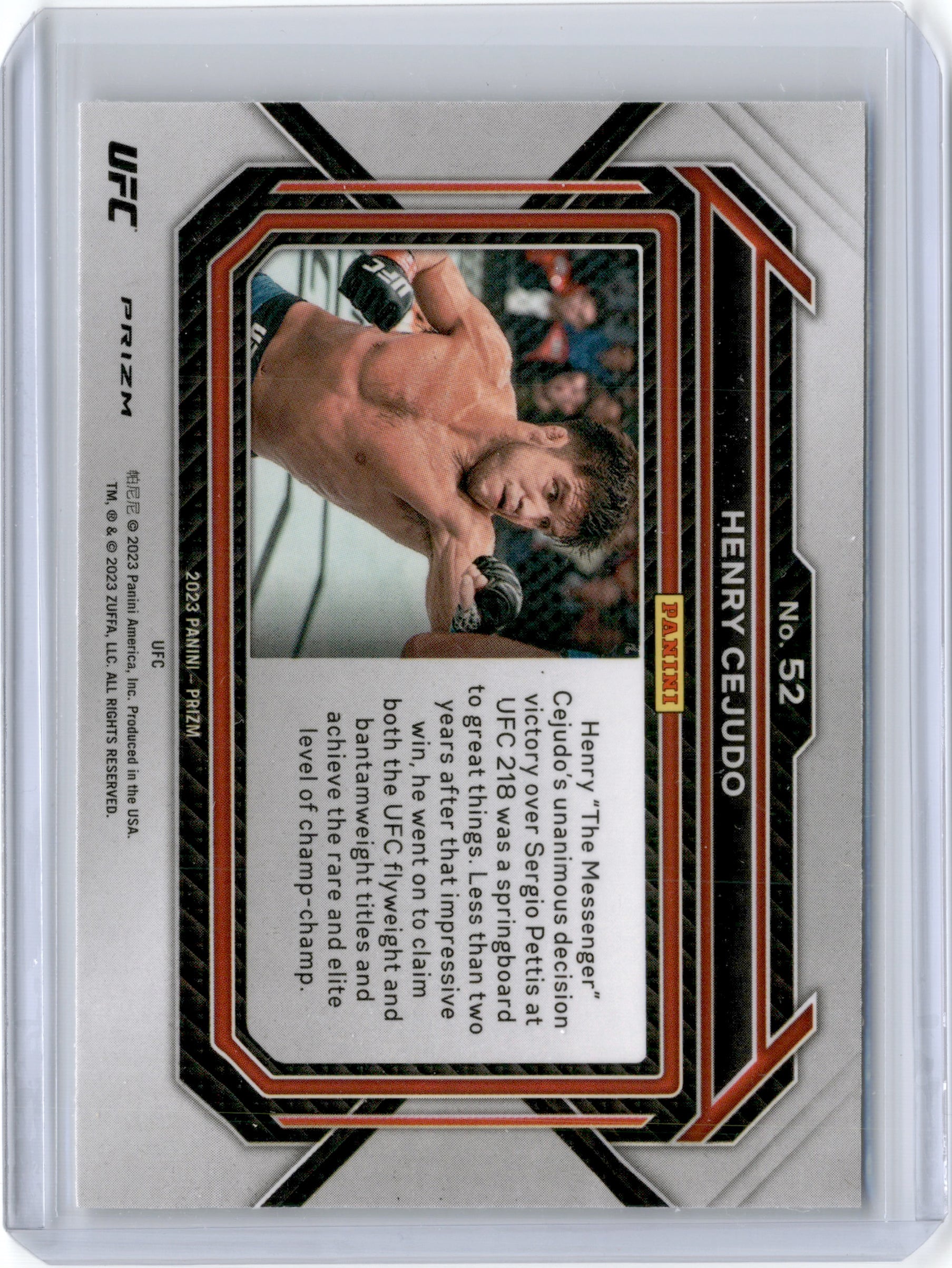 2023 PRIZM HENRY CEJUDO WHITE SPARKLE