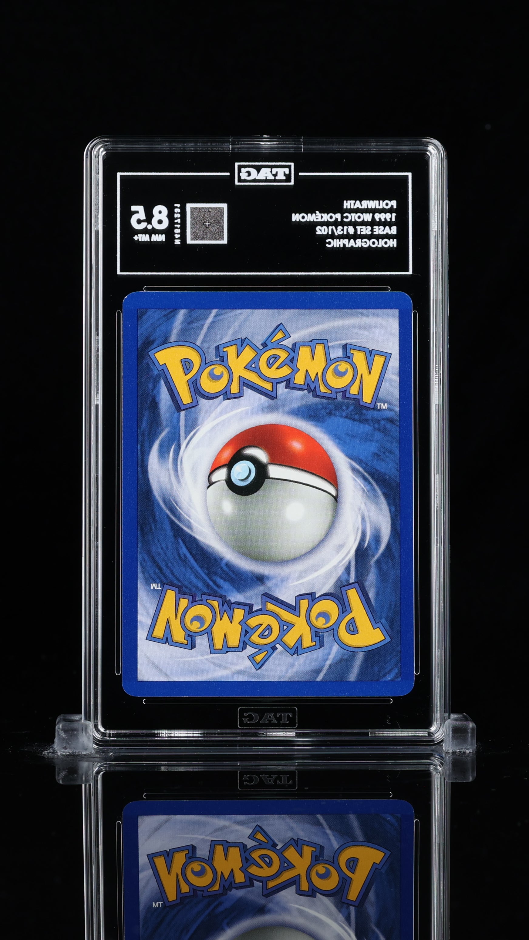 1999 Pokemon Poliwrath #13/102 TAG 8.5