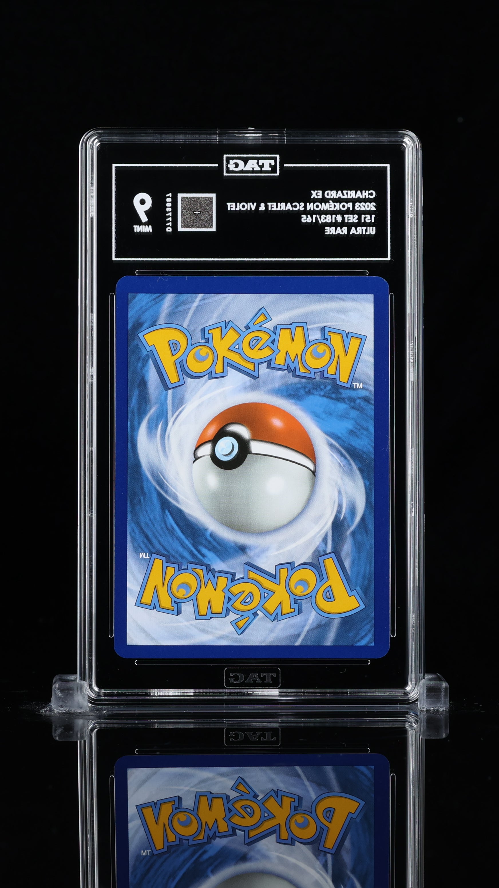 2023 Pokémon Scarlet & Violet Charizard ex #183/165 Ultra Rare TAG 9