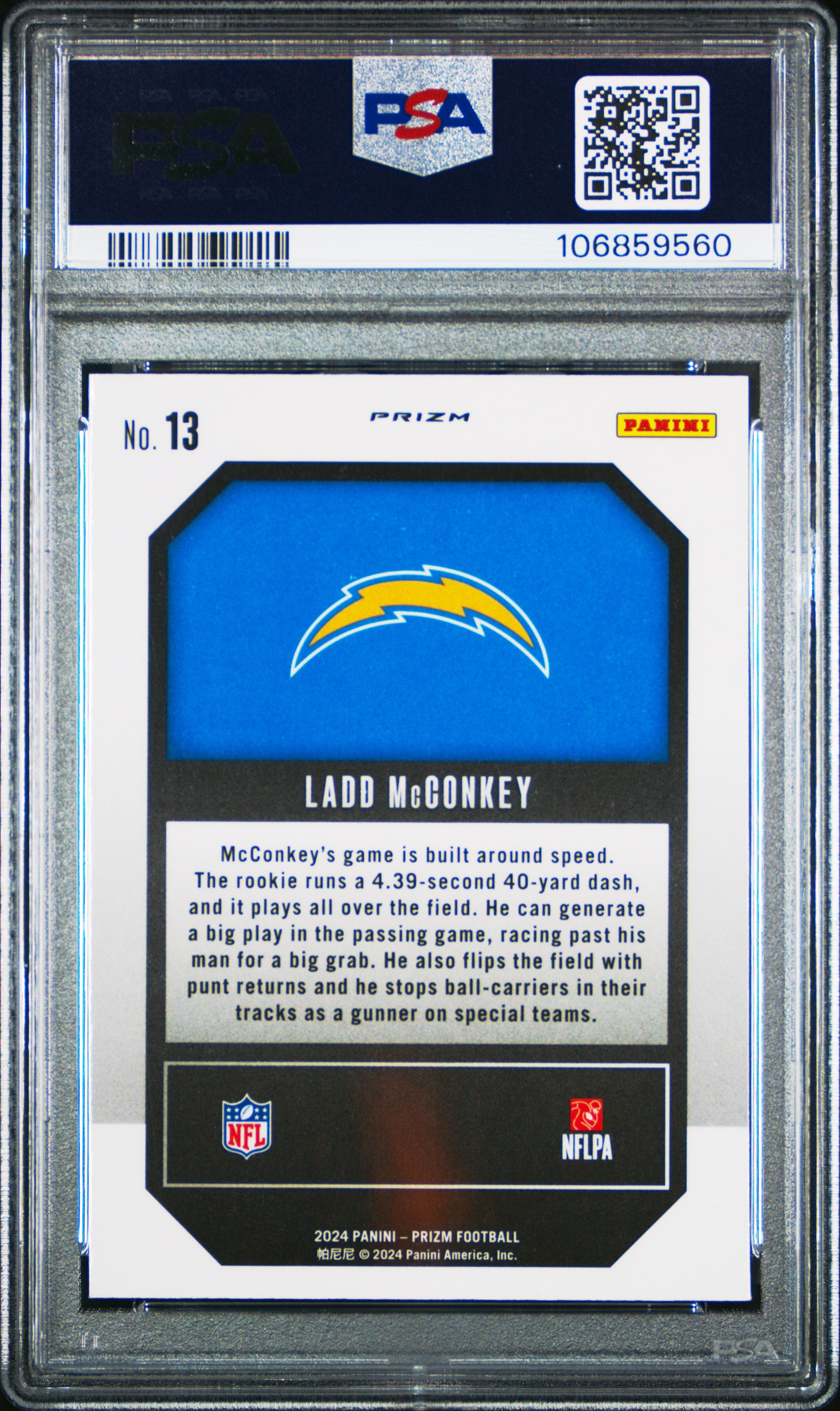 2024 PRIZM LADD MCCONKEY EMERGENT-NO HUDDLE RC