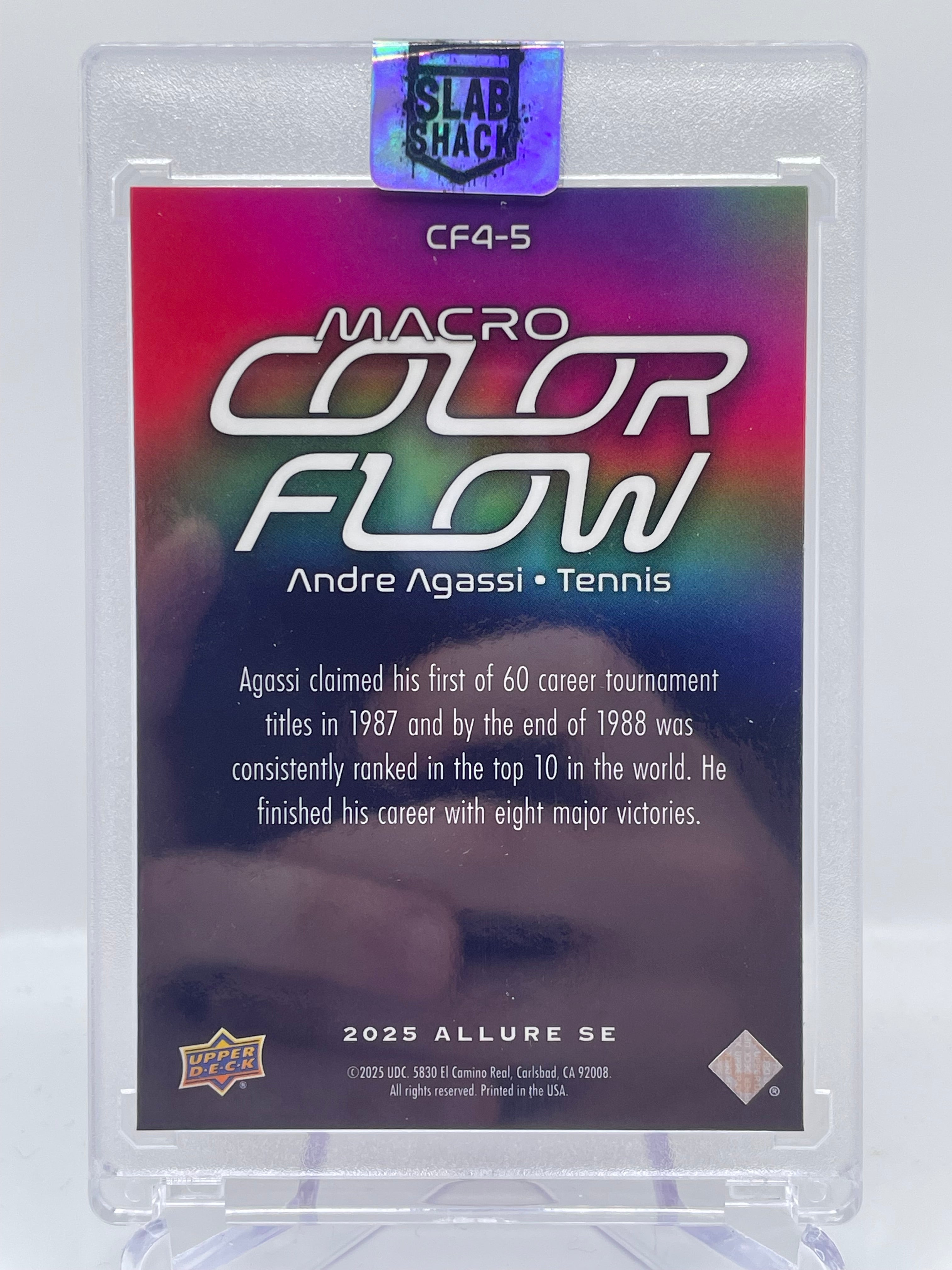 2025 ALLURE ANDRE AGASSI MACRO COLOR FLOW RED/PURPLE