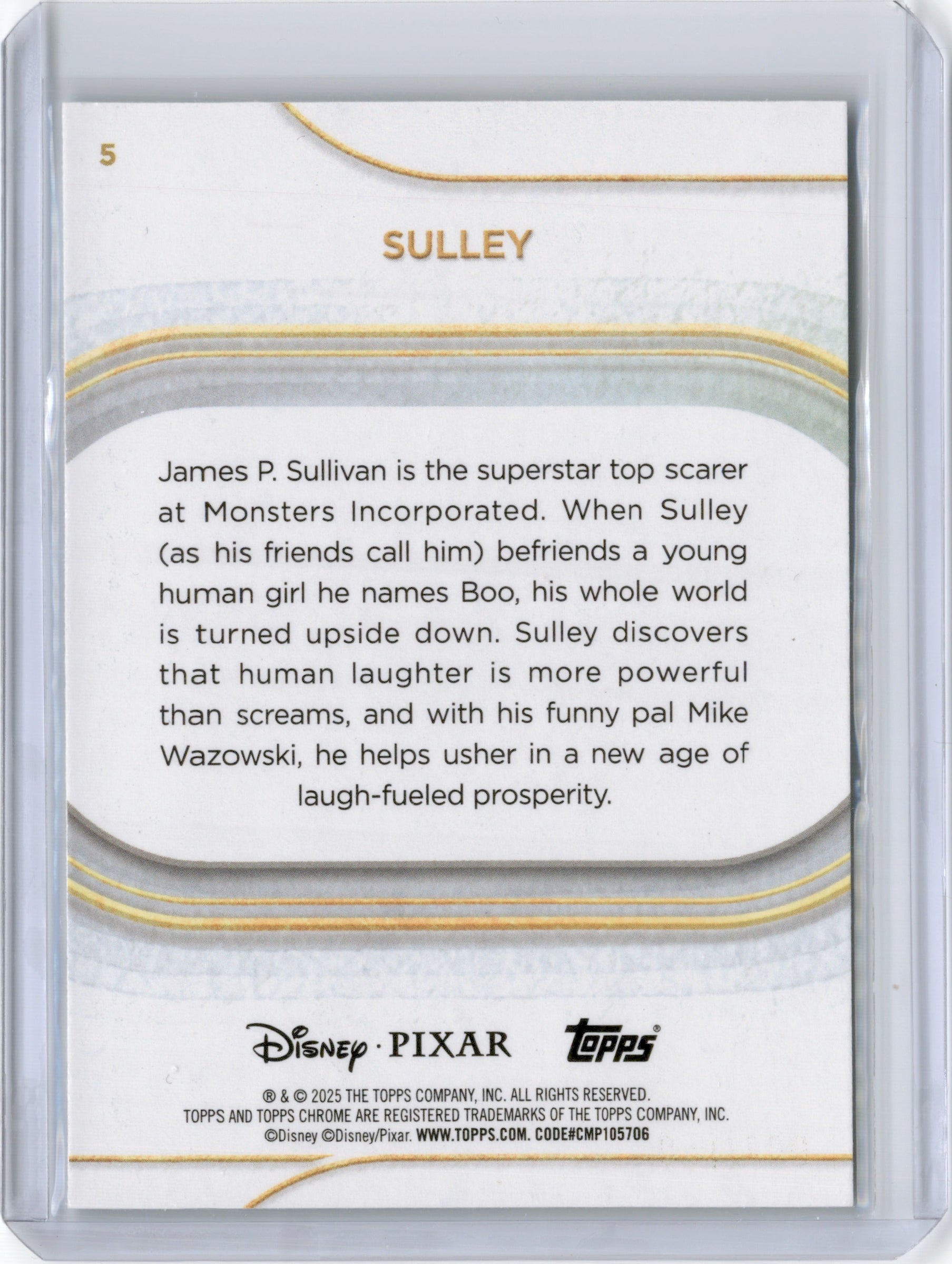 2025 TOPPS CHROME SULLEY BLUE REFRACTOR /150