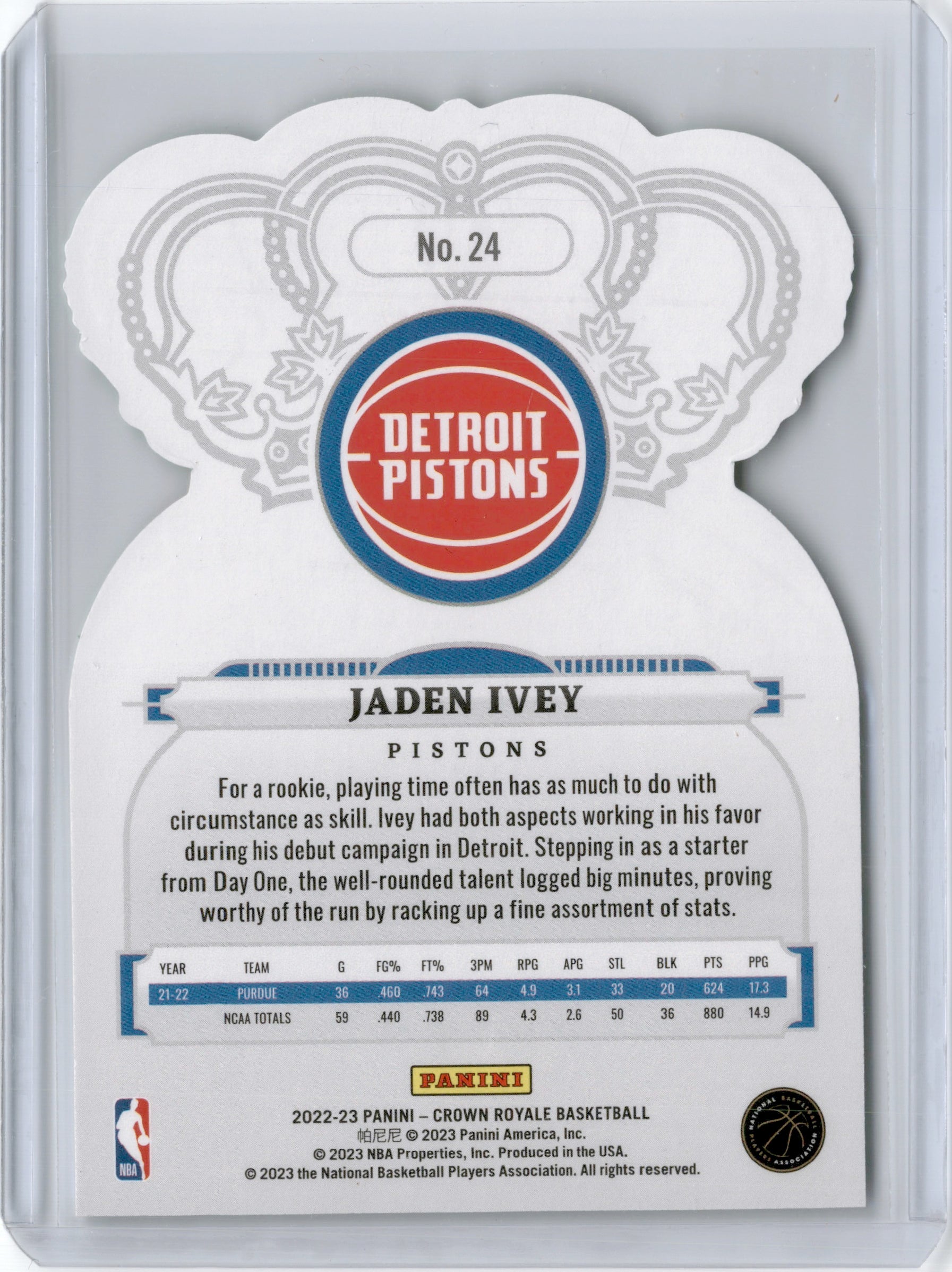 2022 JADEN IVY CROWN ROYALE GREEN CRYSTAL /21