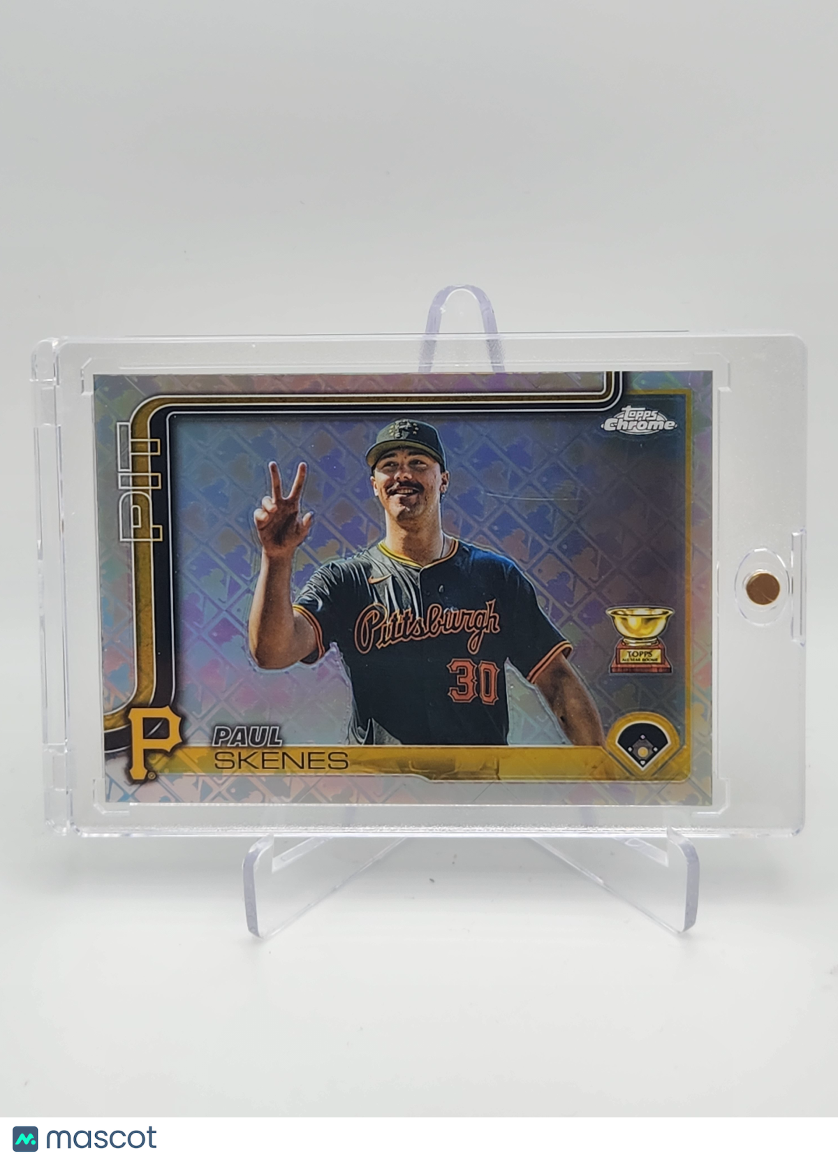 2025 TOPPS CHROME LOGOFRACTOR PAUL SKENES IMAGE VARIATION SP