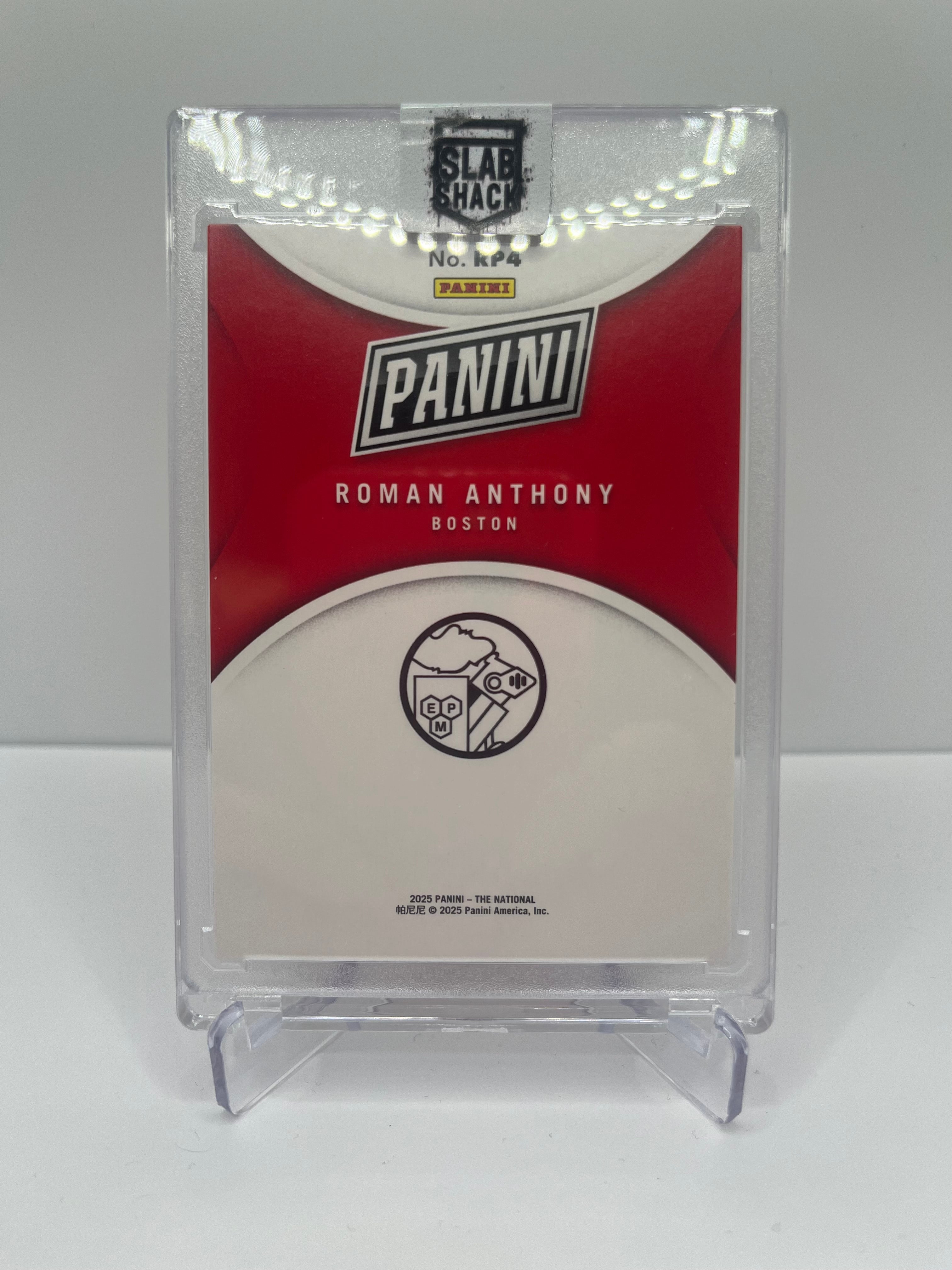 2025 PANINI THE NATIONAL ROMAN ANTHONY RED FOIL RATED PROSPECT /99 RC ROOKIE