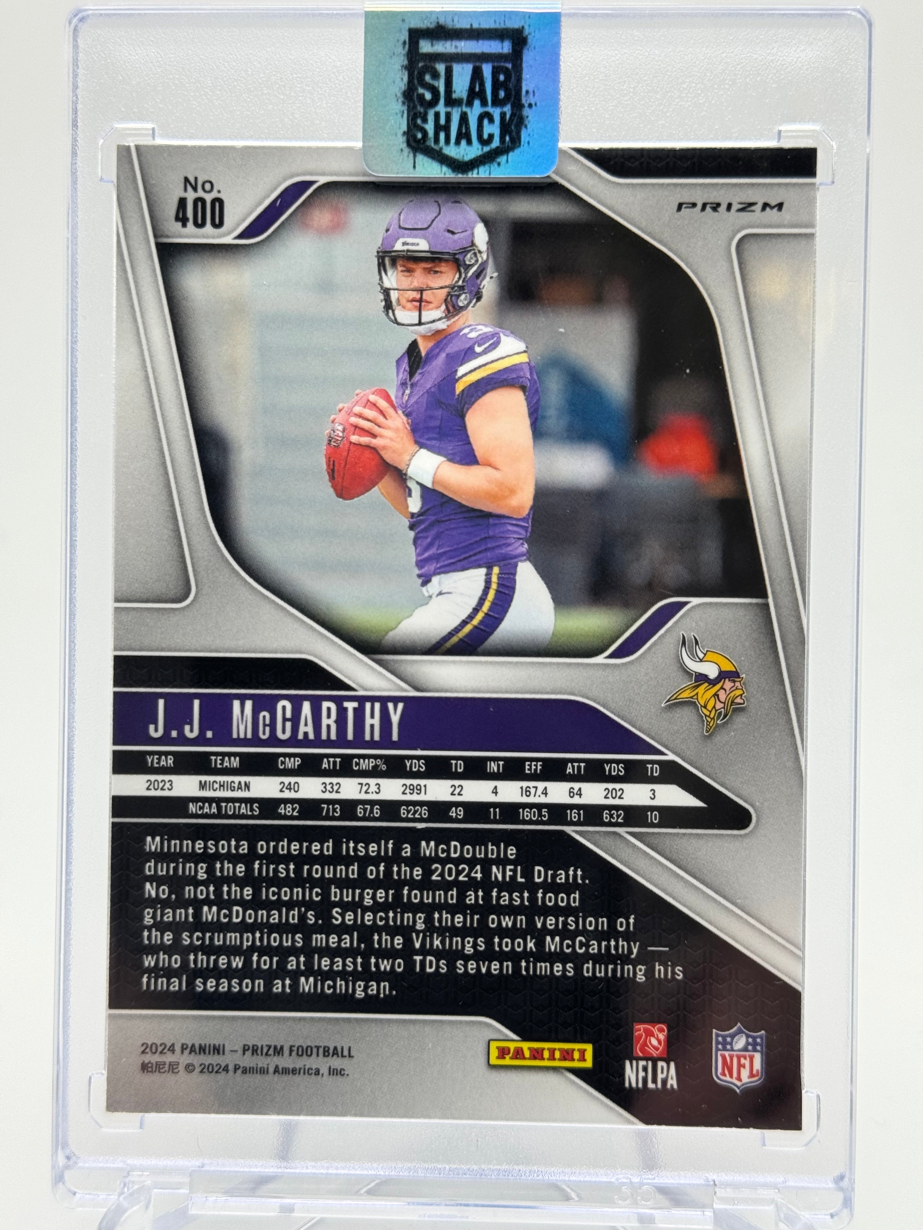 2024 PRIZM JJ MCCARTHY SILVER RC