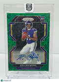 2021 PRIZM KELLEN MOND GREEN SCOPE /75 AUTO RC ROOKIE VIKINGS