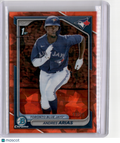 2024 BOWMAN CHROME ANDRES ARIAS 1ST BOWMAN ORANGE REFRACTOR /25