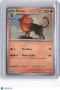 2025 PRISMATIC EVOLUTIONS PYROAR (A) MASTERBALL REVERSE HOLO #016/131
