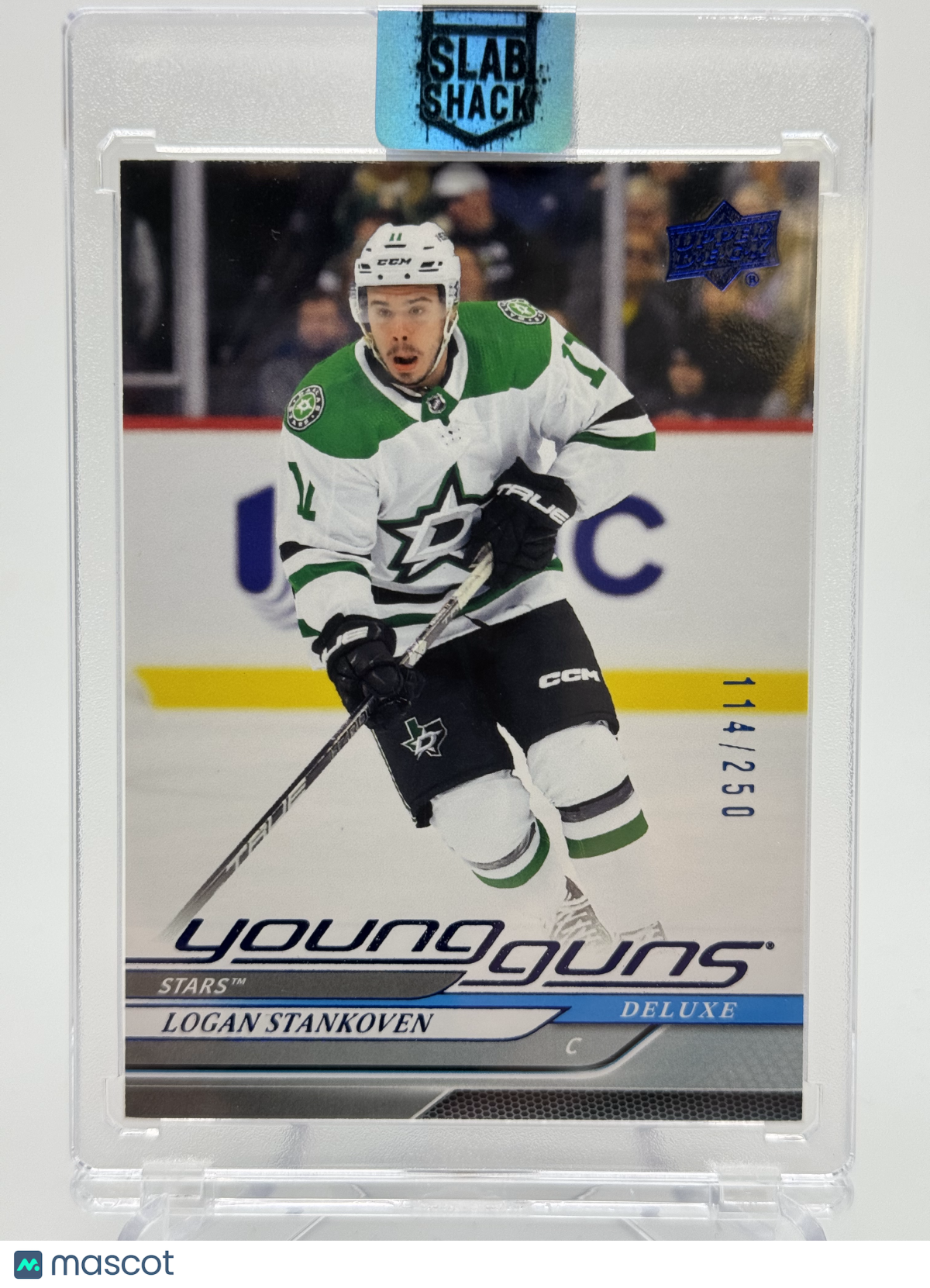 2024 UPPER DECK LOGAN STANKOVEN YOUNG GUNS DELUXE /250 RC