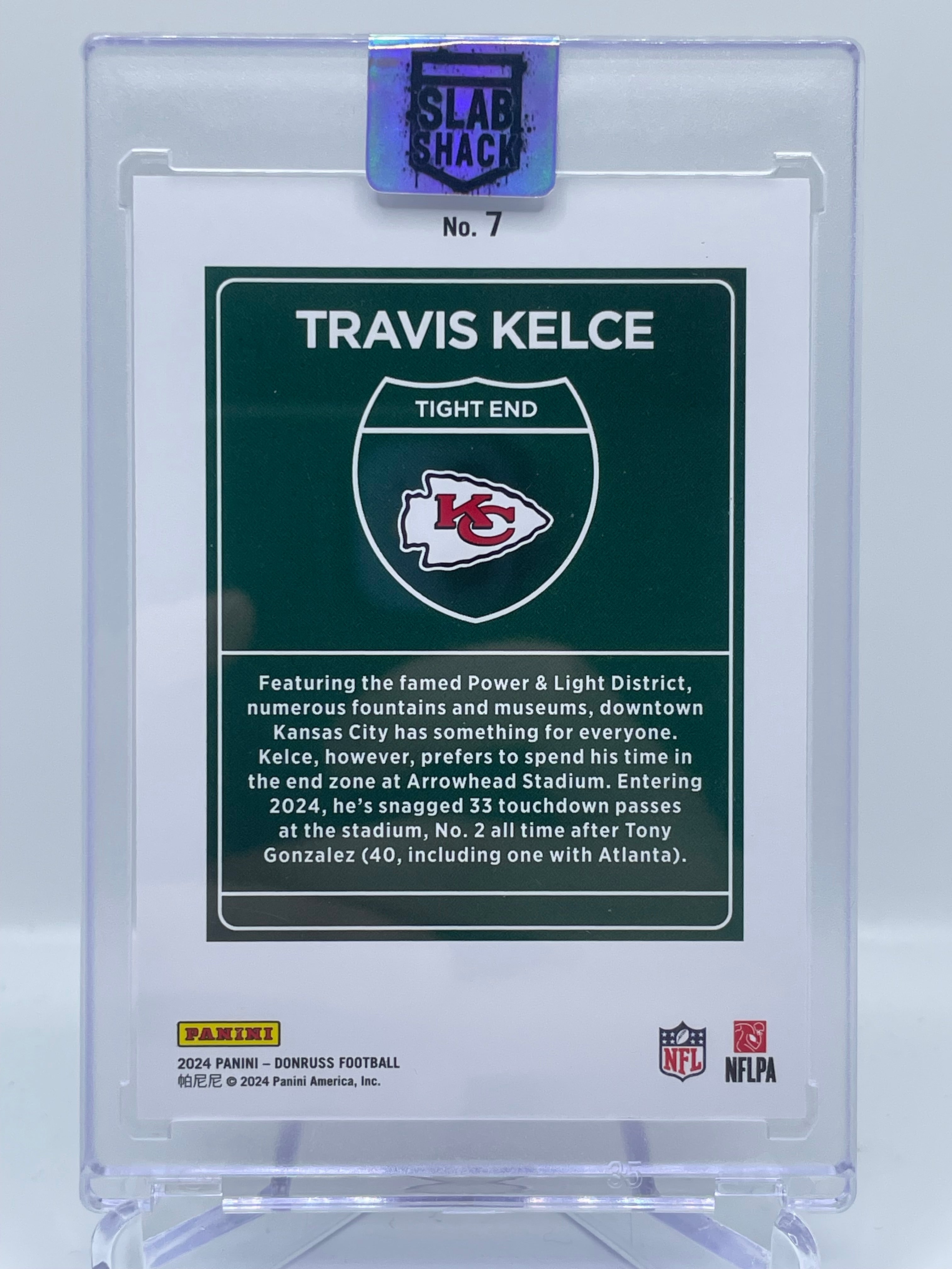 2024 DONRUSS TRAVIS KELCE DOWNTOWN