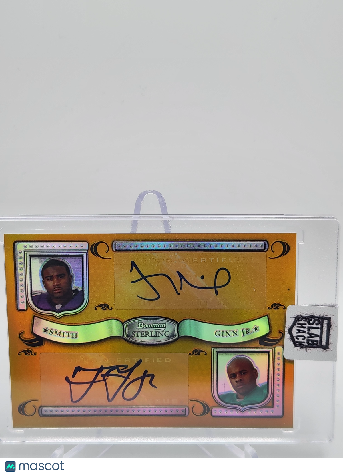 2007 BOWMAN STERLING STEVE SMITH / TED GINN JR DUAL AUTO /250