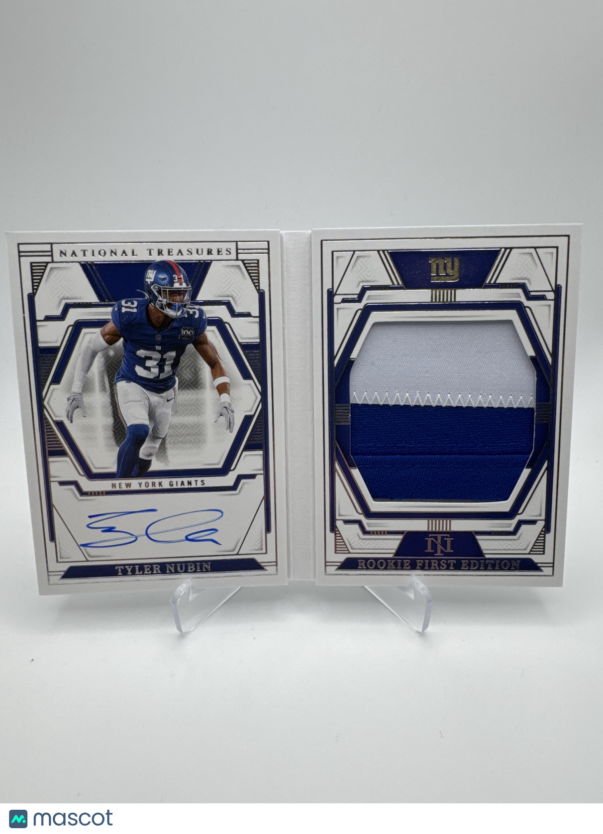 2024 NATIONAL TREASURES TYLER NUBIN RPA BOOKLET /99 2 COLOR