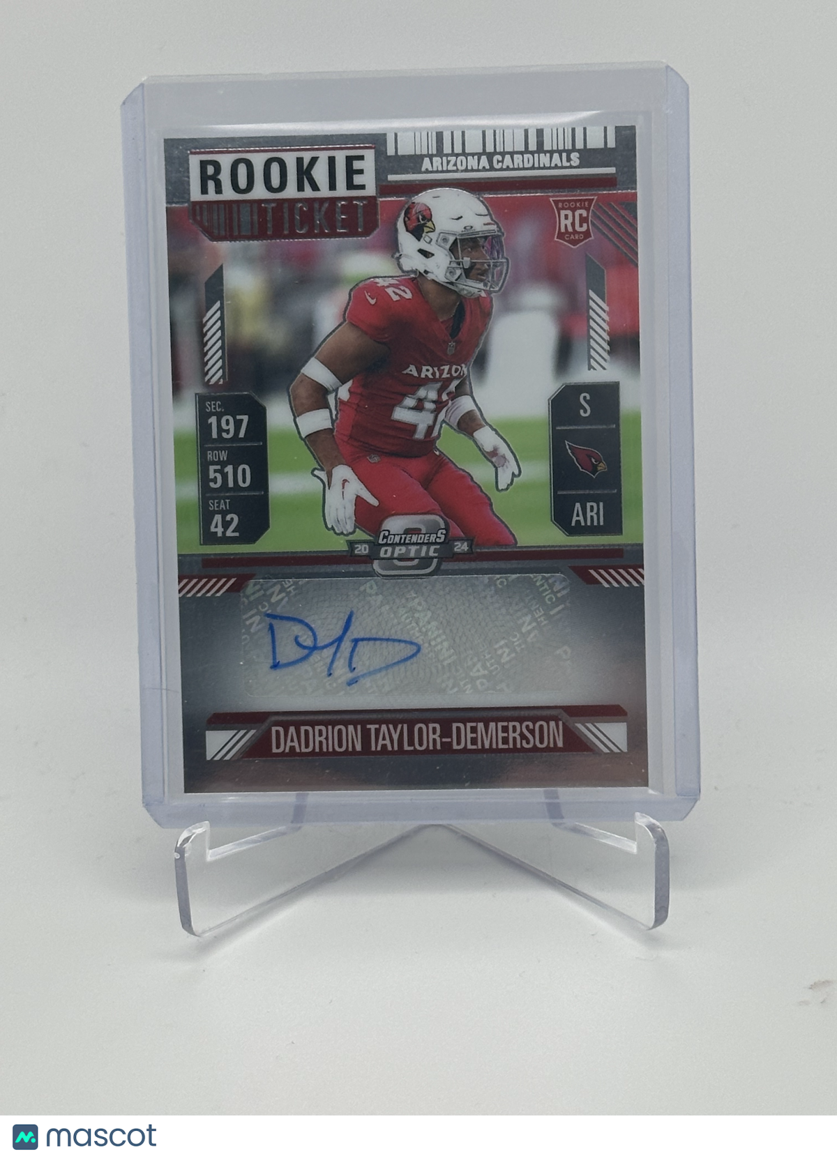 2024 CONTENDERS OPTIC DADRION TAYLOR-DEMERSON ROOKIE TICKET AUTO RC