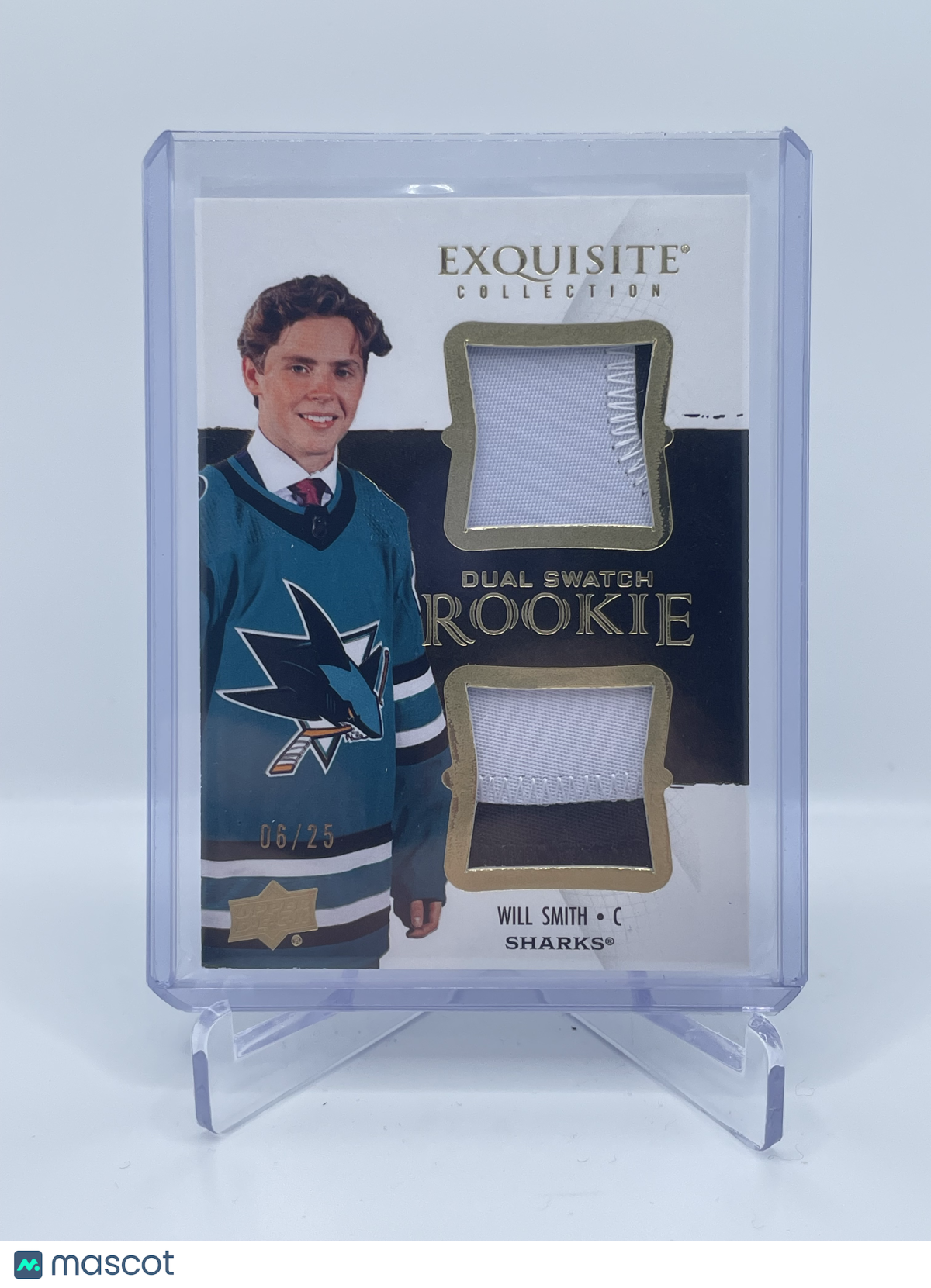 2025 UPPER DECK BLACK DIAMOND WILL SMITH EXQUISITE DUAL SWATCH RC /25 RC ROOKIE