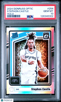 2024 Panini Donruss Optic Stephon Castle #254 Holo PSA 10