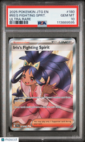 2025 JTG EN-Journey Together Iris's Fighting Sprt. #180 Ultra Rare PSA 10