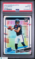 2023 Panini Donruss Optic ROOKIE CJ Stroud #244 Holo RC PSA 10