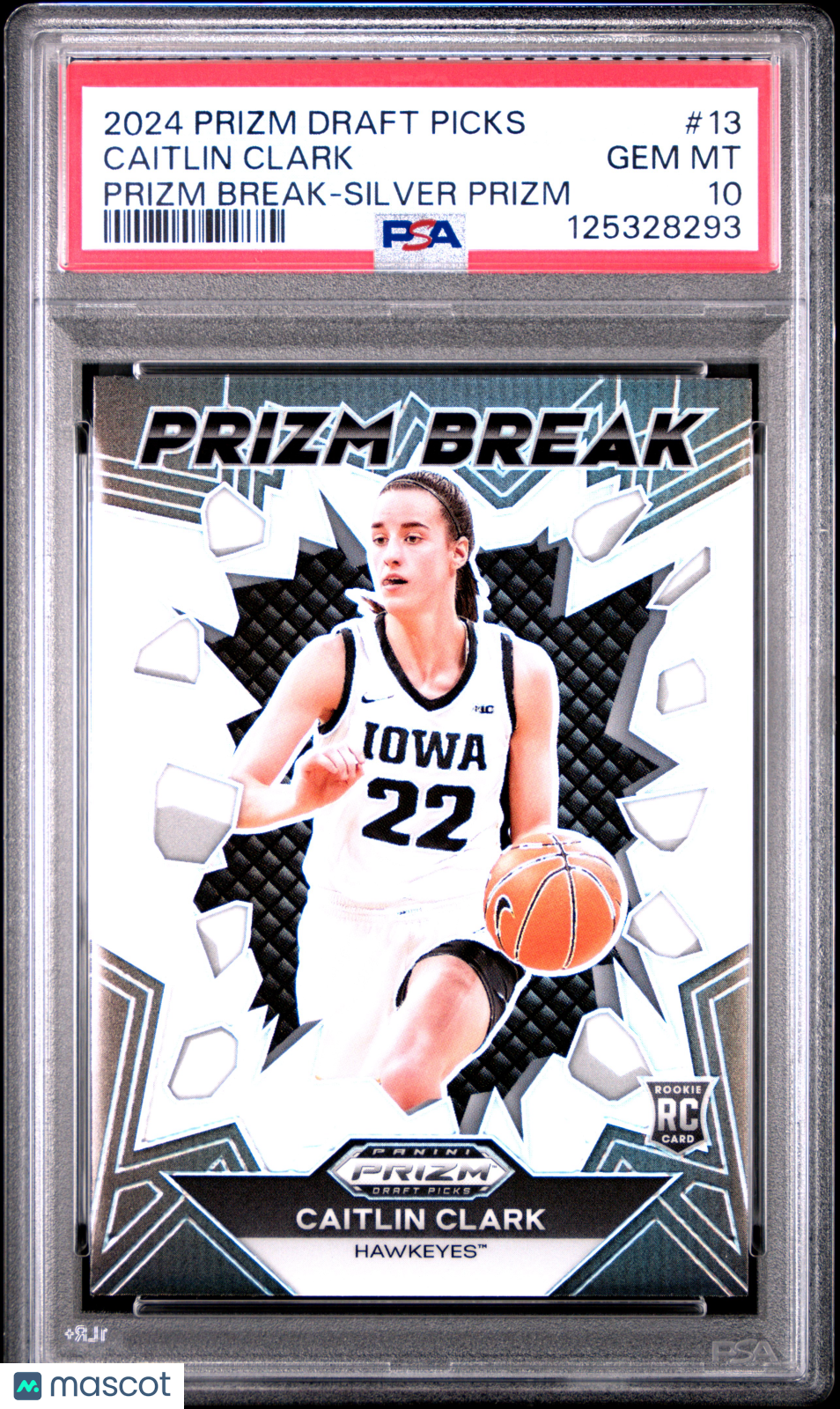 2024 Panini Prizm Draft Picks Prizm Break 13 Caitlin Clark Silver Prizm